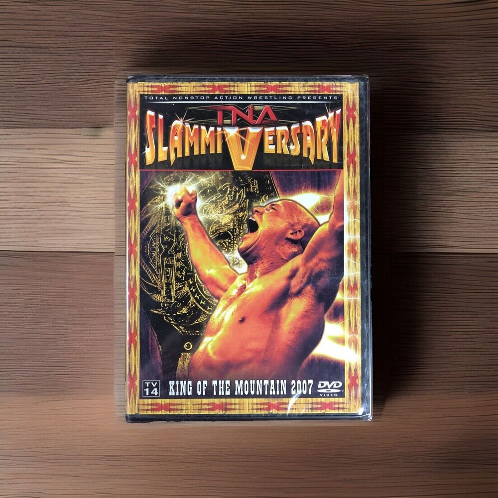 TNA Slammiversary 2007 DVD King of the Mountain Pro Wrestling Sealed OOP Impact